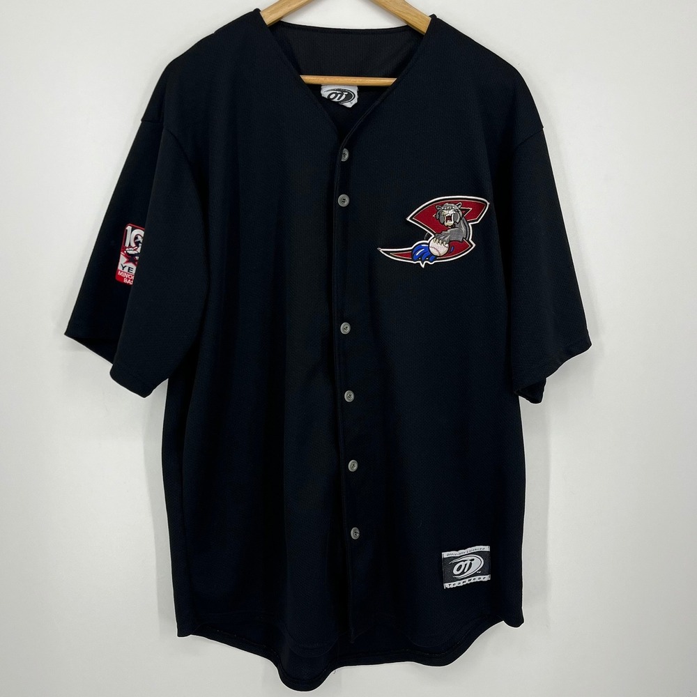 OT Sports Sacramento River Cats Baseball Jersey Black Mens XXL MiLB 100 Years